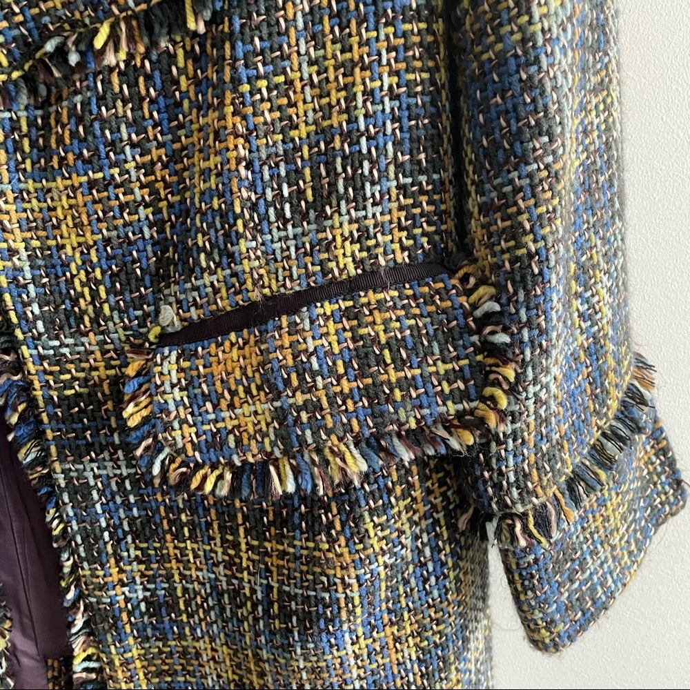 True Meaning Plaid Fringe Coat - Picture 5 of 9